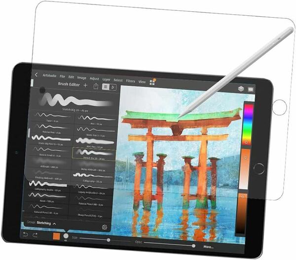 2303334☆ JHZZWJ FOR iPad Air 3 (2019) / iPad Pro 10.5インチ 用 ペーパータイプ ケント紙のような描き心地 日本製 ipadpro 10.5 用