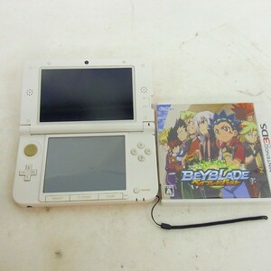 O795-N37-1114 Nintendo 任天堂 3DS LL SPR-001 ベイブレードバースト 付き 現状品②