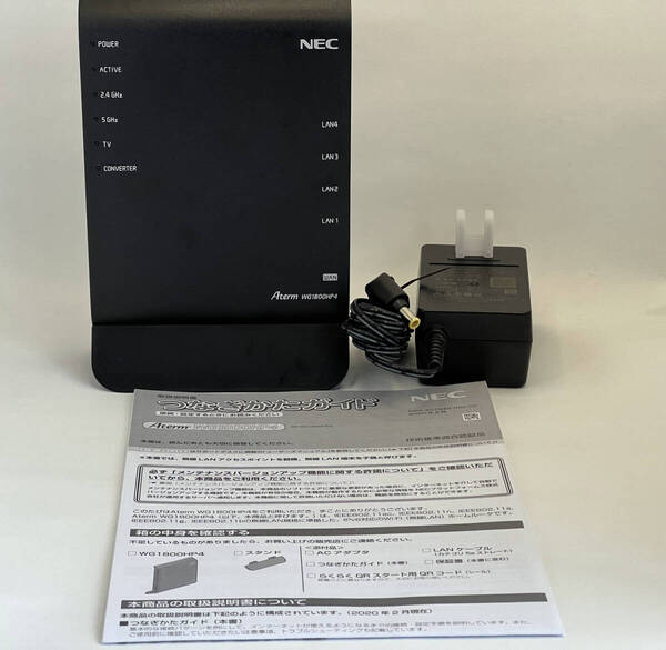 送料無料!NEC Aterm WG1800HP4 Wi-Fi 無線 ルータ 親機