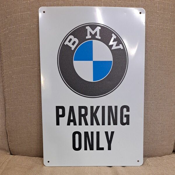 BMW パーキングオンリー　PARKING ONLY サインボード インテリア ガレージ 看板