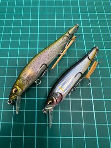 NO.3706 Megabass ビジョン ワンテンJr ナナハン1/4 中古美品　2点セット