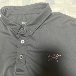  Arc'teryx / стрейч рубашка-поло мужской ( Black ) | ARC'TERYX Polo