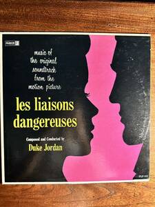 【US盤/PARKER】DUKE JORDAN ◆ LES LIAISONS DANGEREUSES / 813 