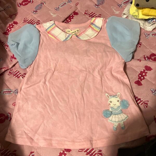 クーラクール チアガール 肩ボタンつき 半袖 Tシャツ