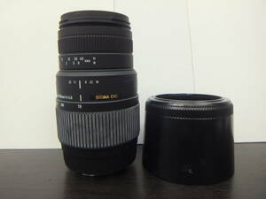 カメラ祭 ジャンク SIGMA シグマ DG 70-300mm 1:4-5.6 望遠ズームレンズ カビ、汚れ有 動作未確認