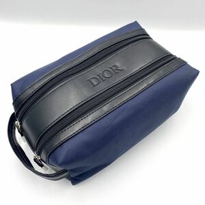 [ новый товар не использовался ]DIOR Dior ручная сумка мужской женский ручная сумочка большая сумка клатч сумка 1 иен ~ темно-синий 