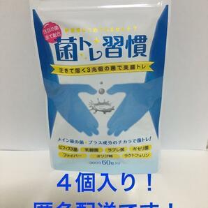 菌トレ習慣　乳酸菌 サプリ 腸活 腸内 ビフィズス菌 ラクトフェリン 4袋