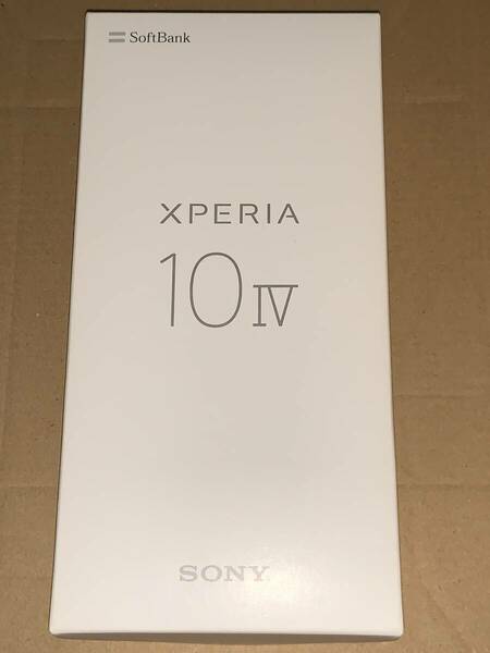 SONY XPERIA 10 IV A202SO 128GB ブラック Softbank 白ロム 美品