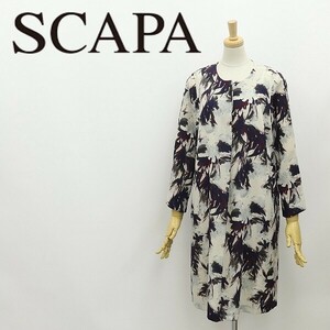 *SCAPA Scapa total pattern half button tuck One-piece 38