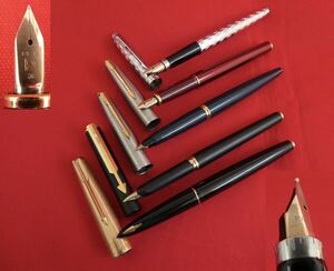 PARKER 万年筆 まとめて ペン先 14K パーカー 筆記用具 文房具 アンティーク ビンテージ