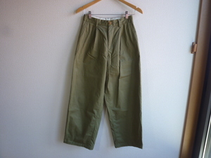 COENko-en front tuck Semi-wide pants S