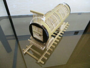  insect cage * bamboo made * locomotive * hand made new goods 