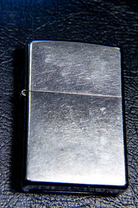 中古ZIPPO★ストリートクロム　ブリキの様な質感 7539-61-15