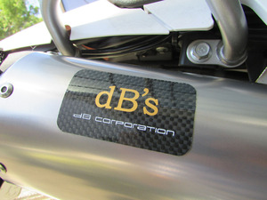 【 dB's 】カーボン耐熱エンブレム 新品