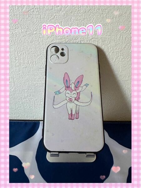 【新品】　ポケモン　スマホケース　iPhone11 ニンフィア　ソフトケース