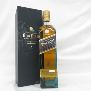 [ not yet . plug ]Johnnie Walker Johnny War car blue label whisky 750ml 40% box attaching 11592362 0604