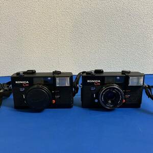 【ジャンク】KONICA コニカ C35 コンパクトフィルムカメラ 動作未確認 2点セット