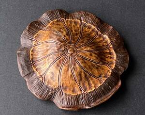 . tea utensils lotus leaf shape carving tea ... tea amount 