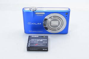 【ecoま】CASIO EXILIM EX-Z100 ブルー コンパクトデジタルカメラ