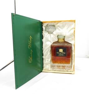 SUNTORY Suntory * WHISKY IMPERIAL imperial 600ml 43% book type case change plug attaching not yet . plug / present condition exhibition 