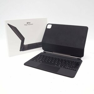 【美品】Apple iPad Magic Keyboard 11インチ MXQT2J/A 純正キーボード ブラック [H800800]