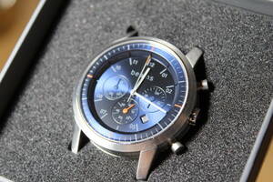 展示品未使用新品 wena × BEAMS editon コラボ wrist head WN-WC02S-H Chronograph Silver beams