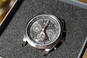 展示品未使用新品 wena wrist head WH-CS01/S Chronograph Solar Silver Head