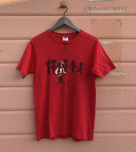 レア 90s〜00s Y2K BECK バンドTシャツ レッド RED 赤 バンT ベック BAND tee UKロック