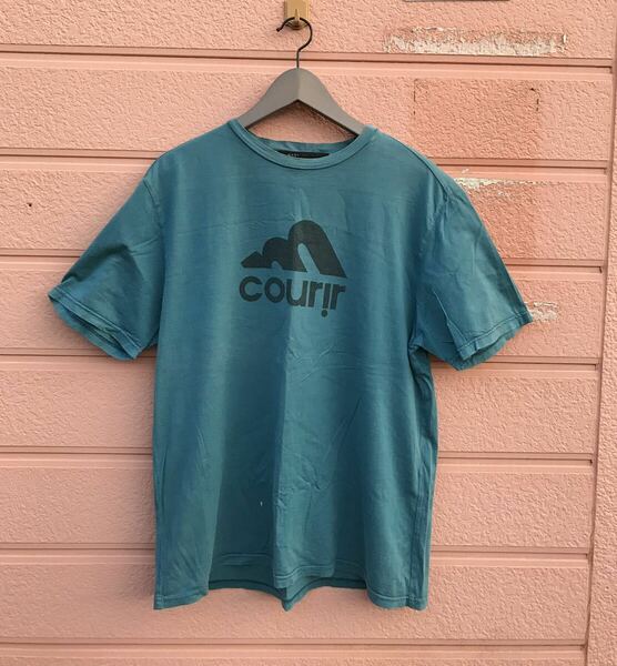 香港製 archive マークジェイコブス Tシャツ くすんだブルー BLUE MARC JACOBS アーカイブ ロゴ tee