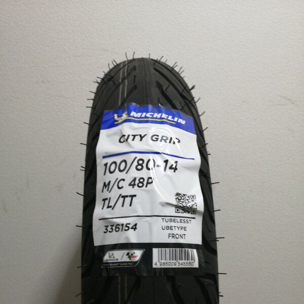 MICHELIN CITY GRIP 100/80-14 M/C 48P TL/TT 712250