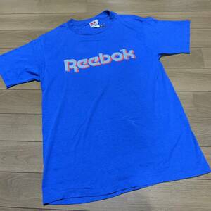 Y-18　Reebok/リーボック（USA製・ビンテージ）　サイズL！Bigロゴ　Tシャツ