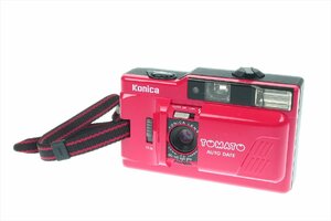 コニカ Konica TOMATO AUTO DATE トマト / LENS 35mm F4 フィルムカメラ コンパクトカメラ レトロ 動作確認済 3157bz