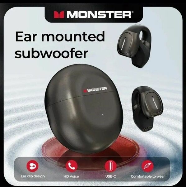 MONSTER OPEN EAR200 クリップ Bluetooth イヤホン