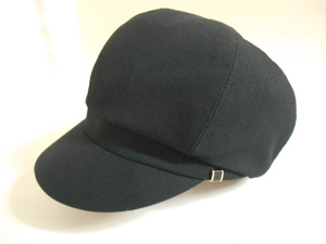 CA4LA カシラ : 帽子　キャスケット　日本製　ブラック　黒　レディース　女性用