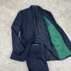 1 иен ~[ действующий BOX Logo ]PaulSmith Paul Smith деловой костюм выставить подкладка зеленый 2B ходить на работу джентльмен высший класс 