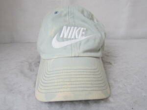 NIKE（ナイキ）　キャップ　　ジンズ水色コットン　　フリーサイズ　　ok2405E