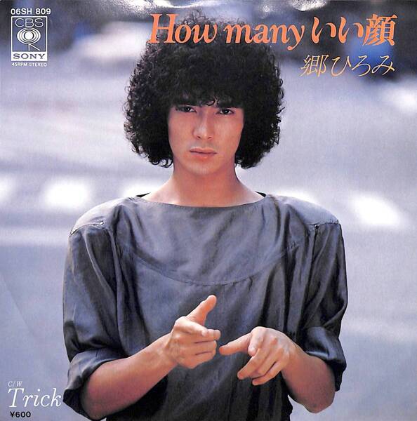 郷ひろみ「How many いい顔」 超音波洗浄済み