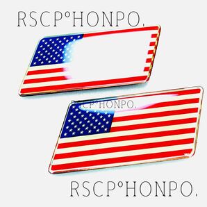 アメリカ America 国旗 南米 北米 アルミ 軽量 インテリア エクステリア ステッカー テープ プレート シール USA