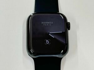 ☆即決 バッテリー90％ 美品 Apple Watch series7 HERMES 黒 45mm アップルウォッチ エルメス Cellular ブラックステンレス シリーズ7 890