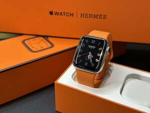 * быстрое решение прекрасный товар Apple Watch series6 HERMES 40mm Apple часы Hermes GPS+Cellular нержавеющая сталь серии 6 042