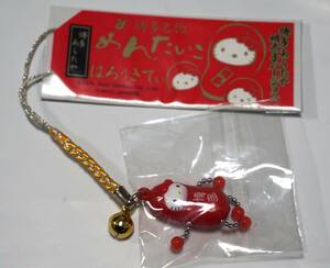 [ Hello Kitty netsuke collection large discharge ] Fukuoka prefecture -038 walleye pollack roe Kitty ball chain ....