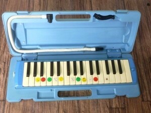 S248*[ Piaa nika] Yamaha melodica Piaa nika32 keyboard /P32D made in Japan ( blue )