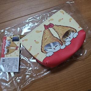 台湾 台湾限定 mofusand モフサンド ミニポーチ ポーチ エビにゃん エビフライにゃん