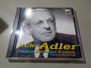 チャールズ・アドラー貴重音源,F. CHARLES ADLER,VIENNA SYMPHONY 1952/BRUCKNER:SYM NO.6,MAHLER:SYM NO.1(FRANCE/TAHRA:TAH 239/240 2CD