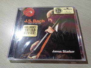 未開封/シュタルケルのバッハ無伴奏,JANOS STARKER/BACH:SUITES FOR SOLO CELLO(USA/RCA VICTOR RED SEAL:09026-61436-2 STILL-SEALED CD