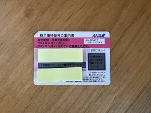 ANA株主優待券　送料無料　有効期間〜2025.5.31
