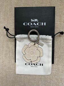 （新作・未使用）COACH ティーローズ　バッグチャーム