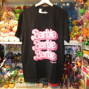 Barbie★バービー★Barbie the Movie★Tシャツ★ロゴ★ピンク★Men's Mサイズ★新品★フィギュア★人形★ぬ