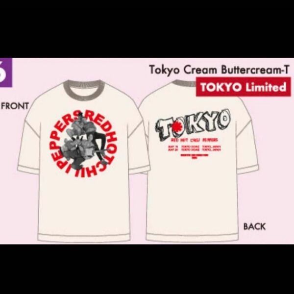 レッチリ Tokyo Cream Buttercream-Tシャツ xl