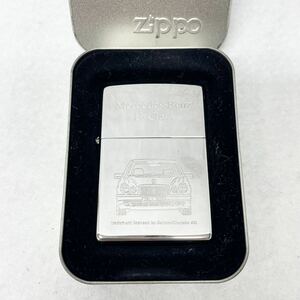 ZiPPO ジッポー オイルライター MERCEDES-BENZ メルセデスベンツ BRADFORD.PA 1999年 着火未確認 ヴィンテージ 喫煙具 缶ケース付き